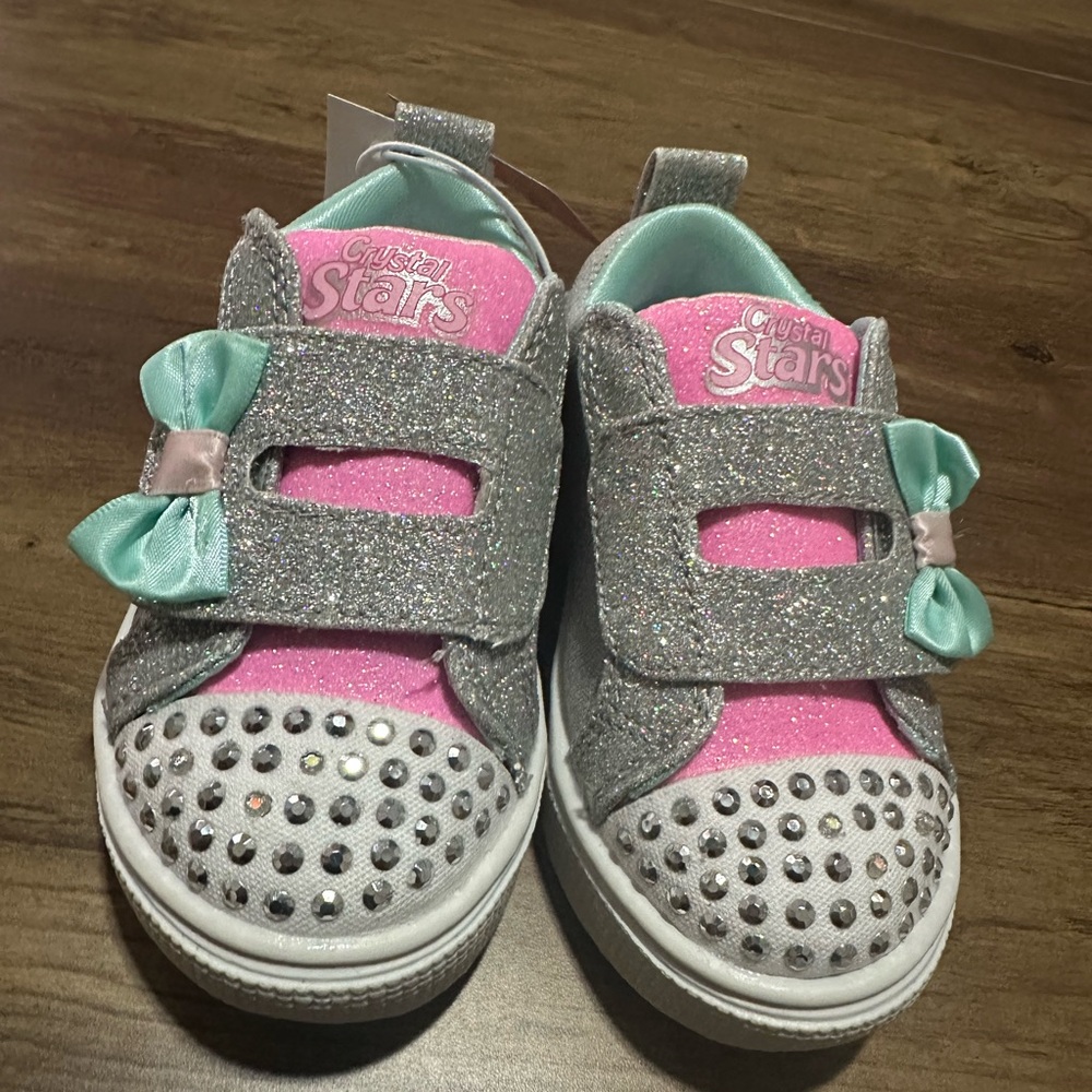 Bedazzled light up shoes - size 5